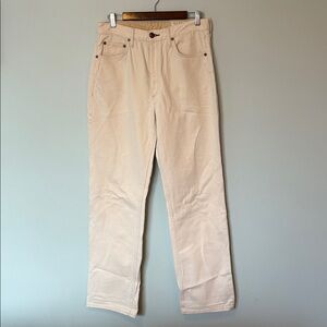 rag & bone Cream Ankle Jeans